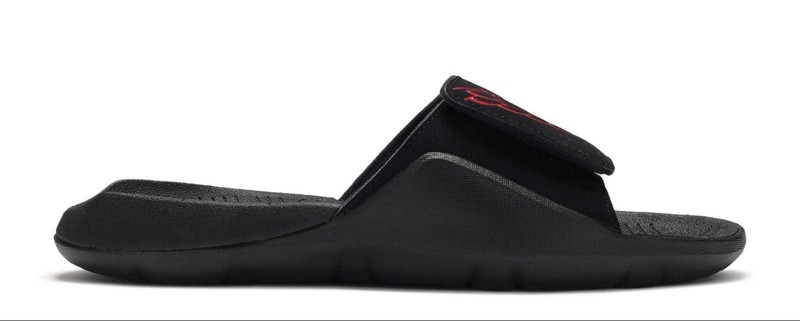 [AA2517-062] MENS AIR JORDAN HYDRO 7 SLIDE ‘BLACK RED’