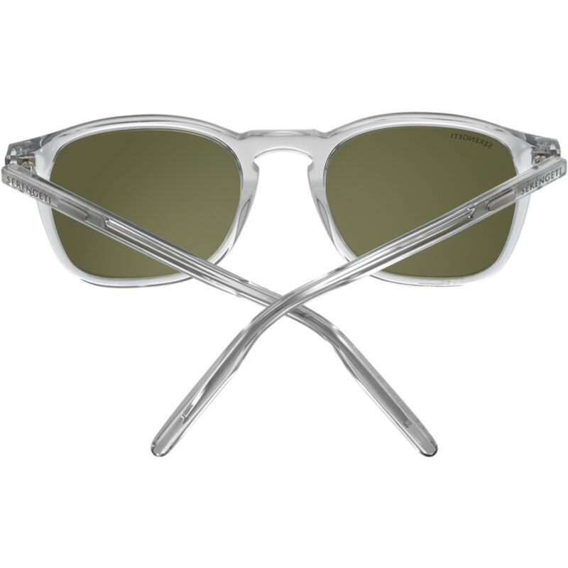 SERENGETI DELIO SHINY CRYSTAL POLAR PHOTO 555 NM GREEN GLASS SUNGLASSES 8948 NEW gallery