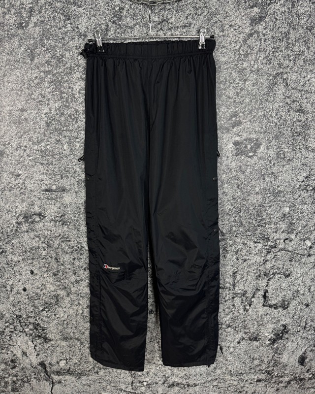 Berghaus AQ2 Waterproof Overtrousers Nylon Pants Side Snap Trekking Size S