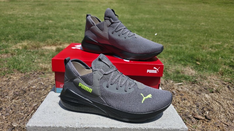 Puma Cell Vive Evo Black/Castlerock Men’s Athletic Shoes 11.5