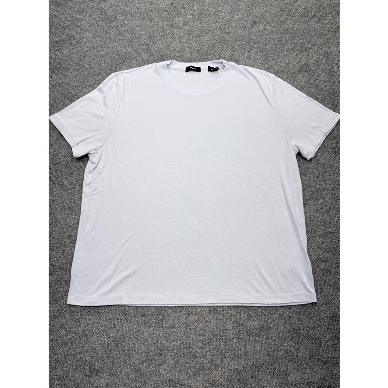 Theory Mens XXL Light Blue Sarior Tee Anemone Milano Modal Blend Slim Fit Shirt