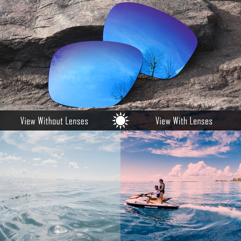 Anti Scratch Polarized Replacement Lenses for-Oakley Gascan OO9014 Options gallery