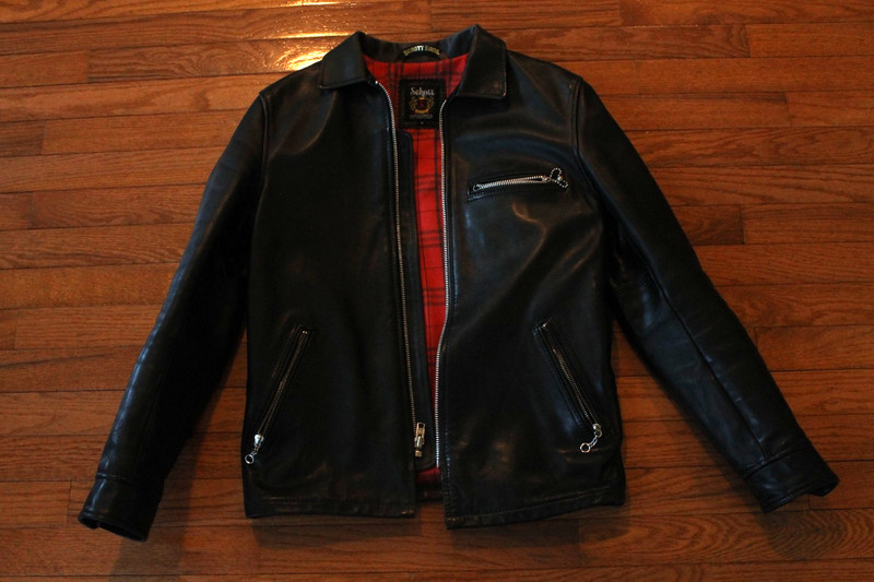SIZE SMALL Schott Single Rider Leather Jacket Japanese Market Version)