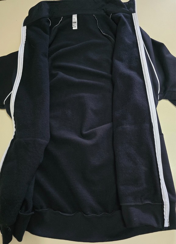 SpaceX Black Long Sleeve Zip Logo Track Fleece Jacket Men's Size XLarge gallery