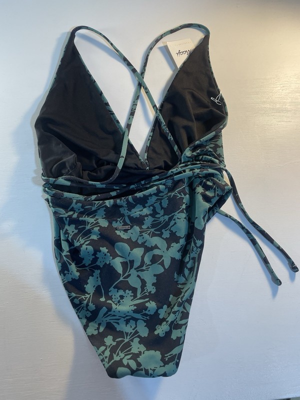 Maaji Jade Safari Reversible One Piece Swimsuit Black Green NWT Size Unknown gallery