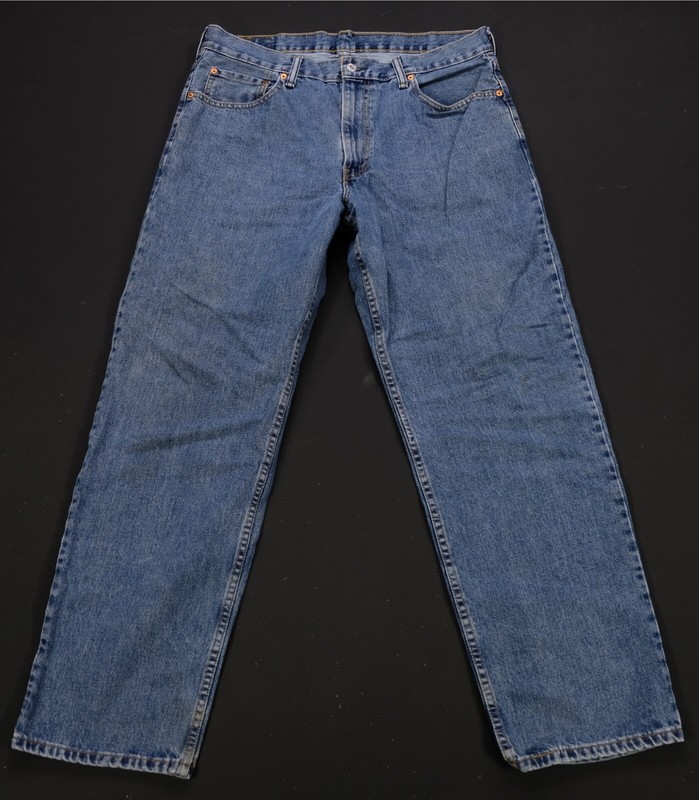 Rare VTG LEVI’S 550 Original Riveted Red Tab Button Zip Fly Denim Jeans 90s 36