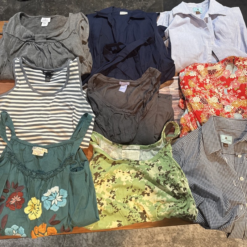 Lot 9 Maternity Tops Shirts Tanks Gap Old Navy Liz Lange H&M Cadeau EUC