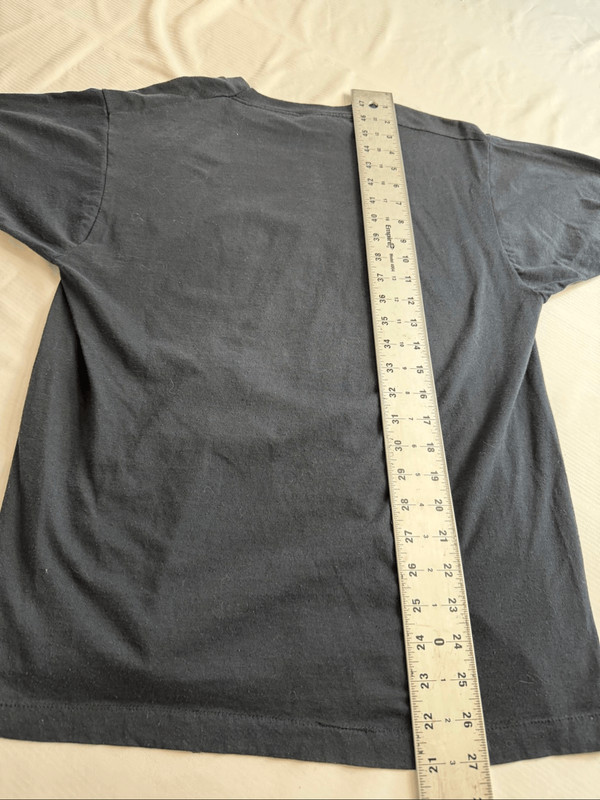 Rare 1980s Ramones Logo Screen Stars T-Shirt Richie Ramone Faded Black Large gallery