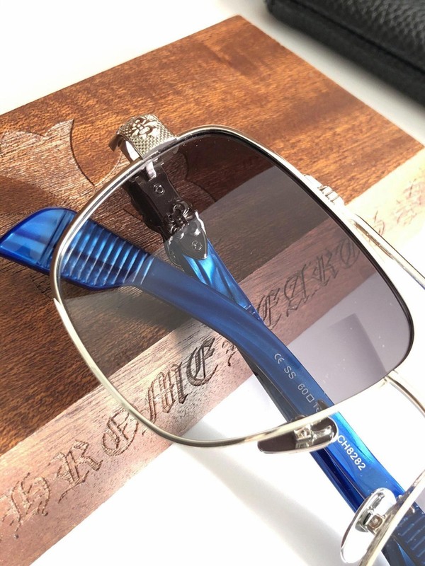 Chrome Hearts Classic Blue and Silver Metal-Frame Outdoor Sunglasses 60-16-154 gallery