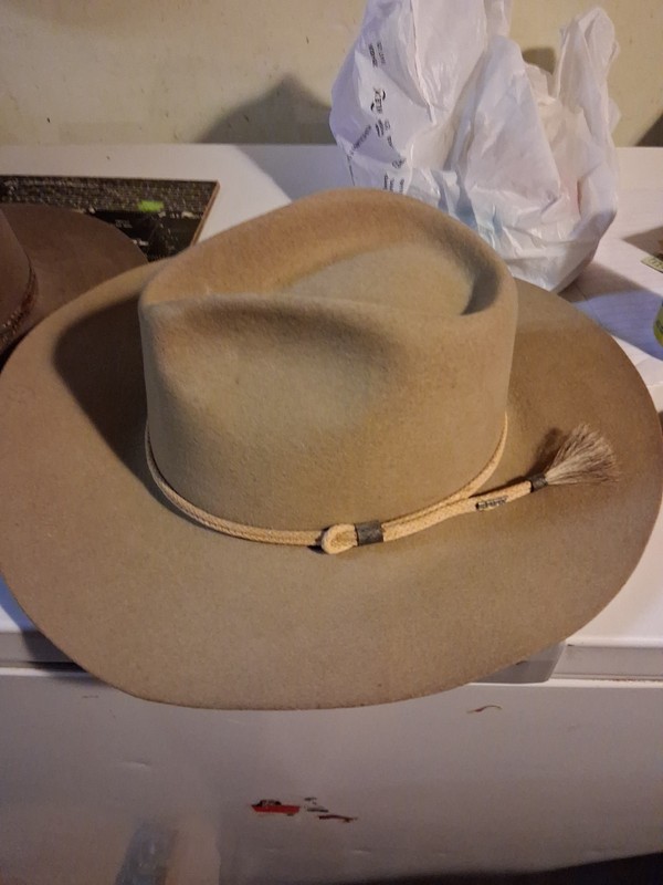 5x Beaver Brand And Eddy Bros Cowboy Hats 7 1/4 gallery