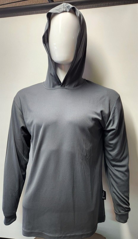 Hoodie Grey High Visibility Shirt / Air Cooling Flow