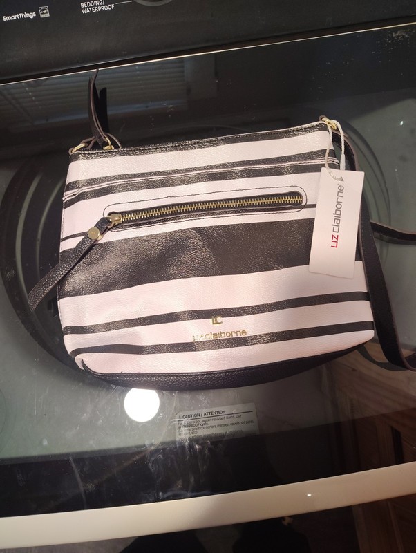 liz claiborne purse Black And White gallery