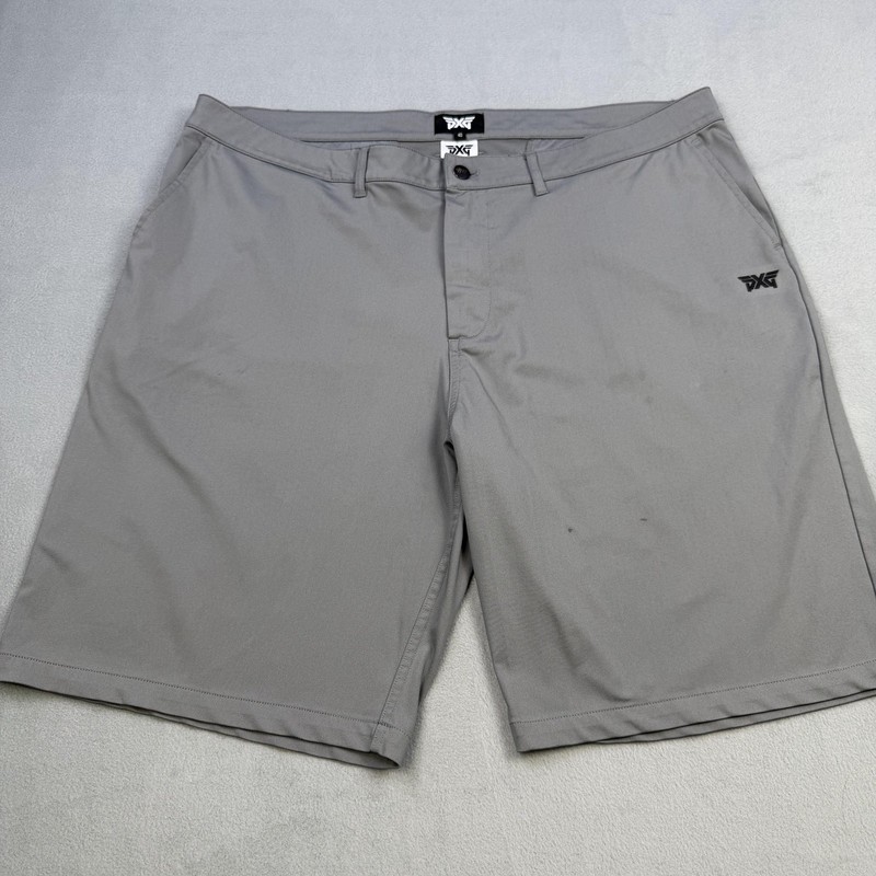 PXG Golf Shorts Mens 40 Gray Performance 10 Inseam Pockets A-SMS1012-SR gallery