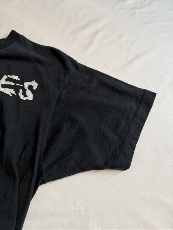 Rare 1980s Ramones Logo Screen Stars T-Shirt Richie Ramone Faded Black Large gallery