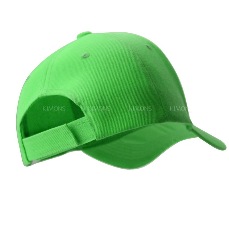 Plain Baseball Cap Solid Color Blank Army Hat Ball Men Women Hook-N-Loop VC wool gallery