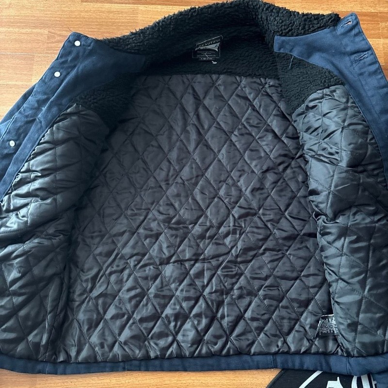 Beautiful Giant Twill Sherpa Lined Trucker Jacket gallery