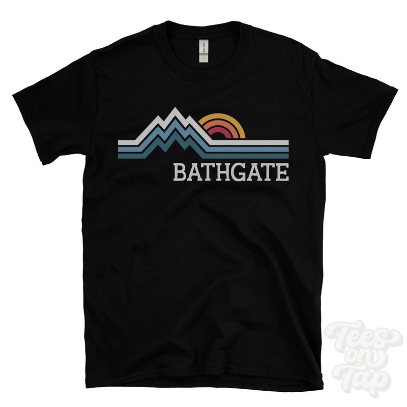 BATHGATE RETRO LOGO PARODY T-SHIRT west lothian