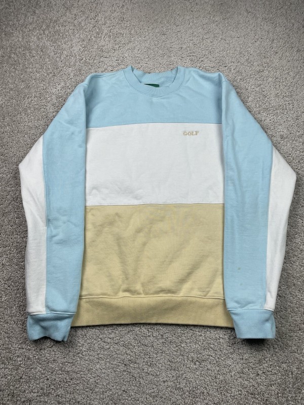 Golf Wang Bee Crewneck Sweater Men Large Multicolor Tyler Creator Wolf Gang RAP