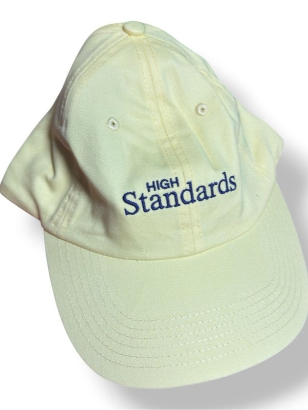 Ritual Embroidered Butter Yellow Cotton Dad Hat Cap Adjustable