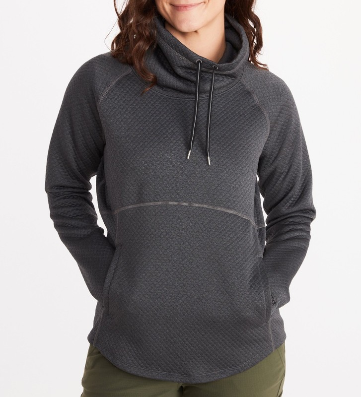Marmot Quilted Cowl Neck Annie Pullover Jumper Size L 12 14 gallery