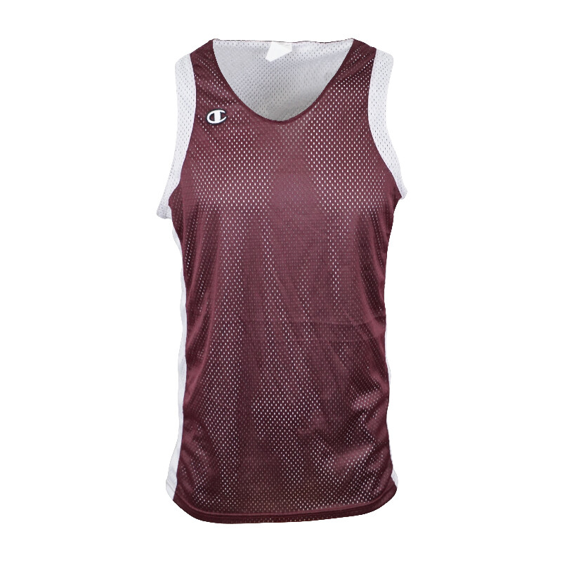 CHAMPION PERFORMANCE MENS ATHLETHIC REVERSABLE TANK WINE WHITE