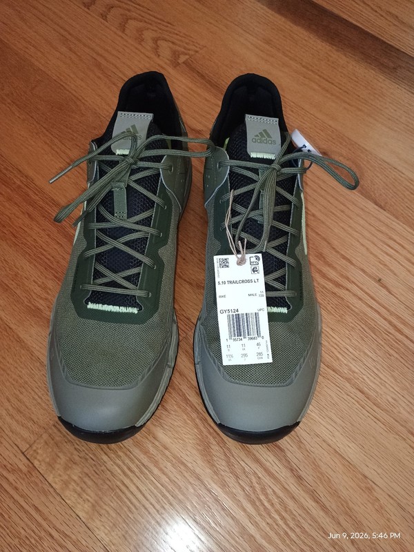 adidas Five Ten Trailcross LT Mountain Bike Shoes Size 11.5 Olive Green GY5124