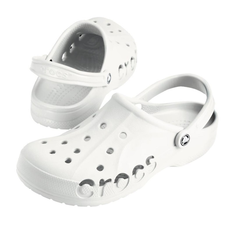 Crocs Baya Clog White Unisex Men’s Women’s Slip On Water Shoes Sandals 10126 New