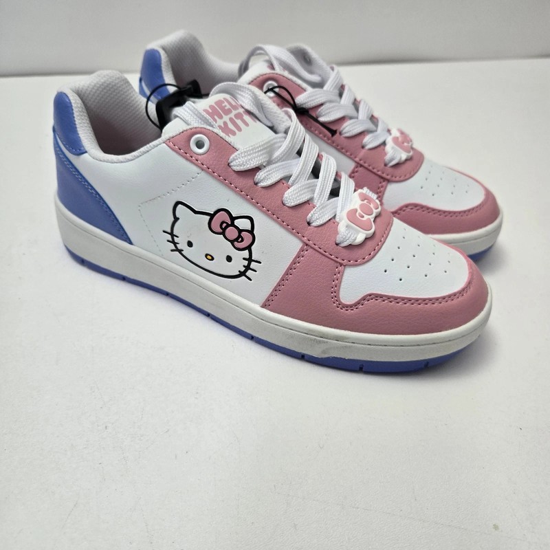 Hello Kitty Ladies Tennis Shoes Pink And Purple Size 8 Brand New With Tags