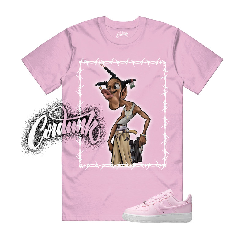 Air Force 1 Pink Foam White ’07 Next Nature T Shirt Match LDOG