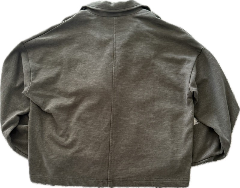 Thread & Supply Olive Green Drape Jacket Size S Moto, NEW gallery