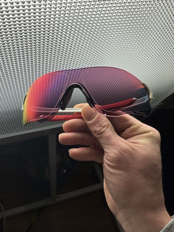 Oakley EVZero Path OO9308-06 Sunglasses White Red Polar Lense Irodium Prizm