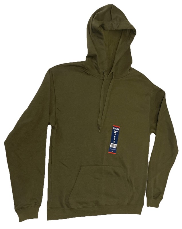 NWT Mission Ridge Men’s Sm Hoodie Olive Green Pullover Sweatshirt Fleece Pocket