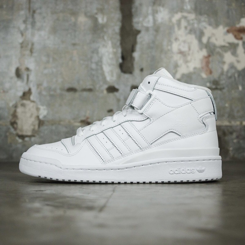 Adidas Originals Forum Mid Mens Training Sneaker White Basketball Shoe 975