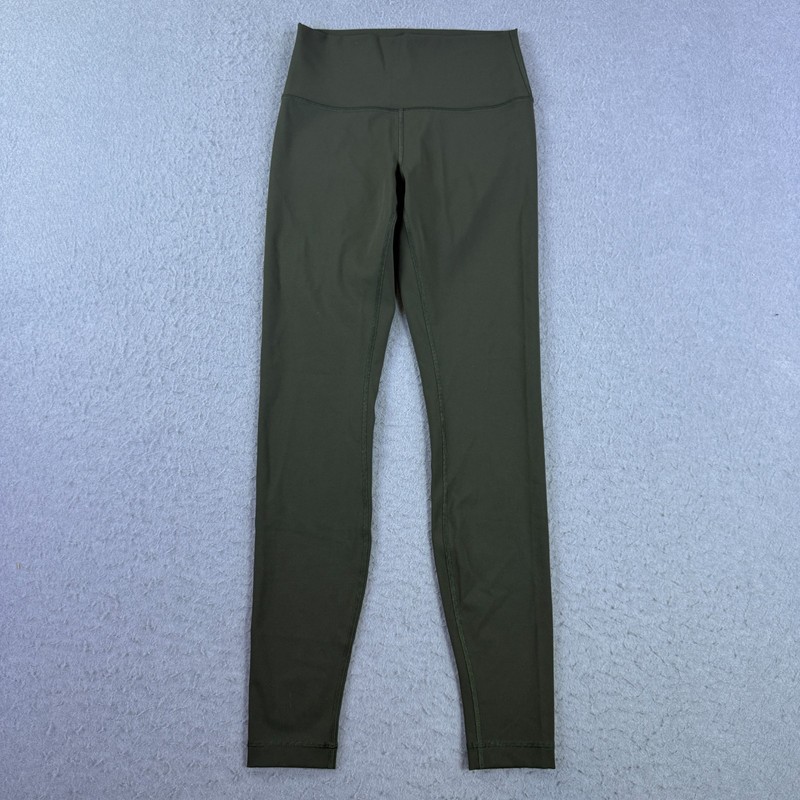 Lululemon Wunder Under Hi-Rise Tight *Full-On Luxtreme 28″ Olive Green Size 6