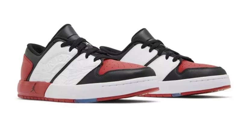 Jordan Nu Retro 1 Low Men’s Shoes Varsity Red/Black-White DV5141 601 8-10.5 $105