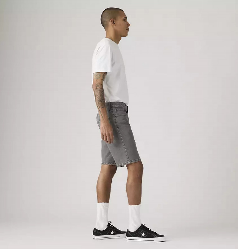 Levi's 405 Standard 10" Men's Shorts - Greyscale - Grey - Length 10 NEW gallery