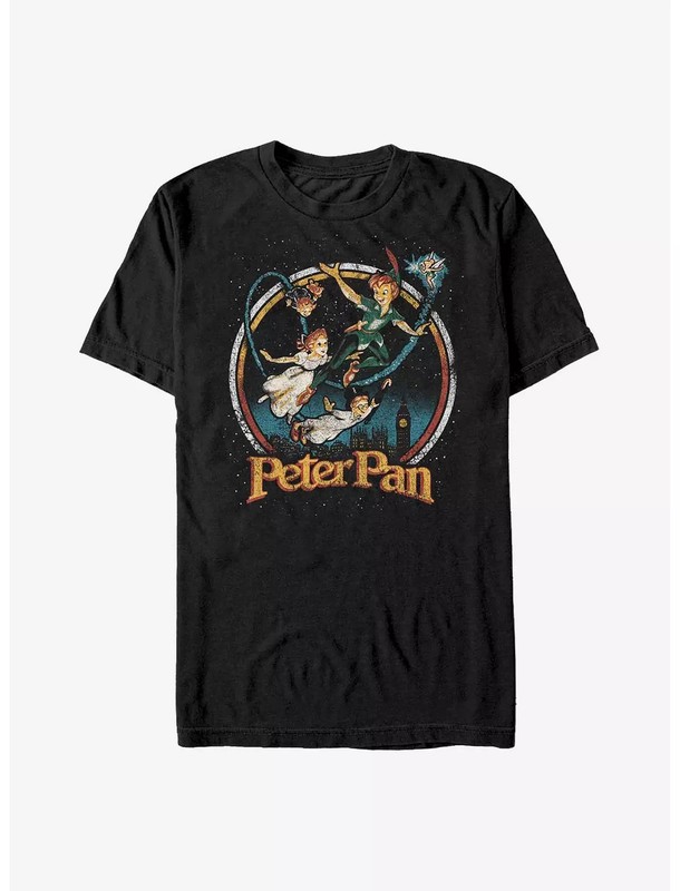 Disney Peter Pan London Night Flight T-Shirt Size S – 5XL Gift For Friends