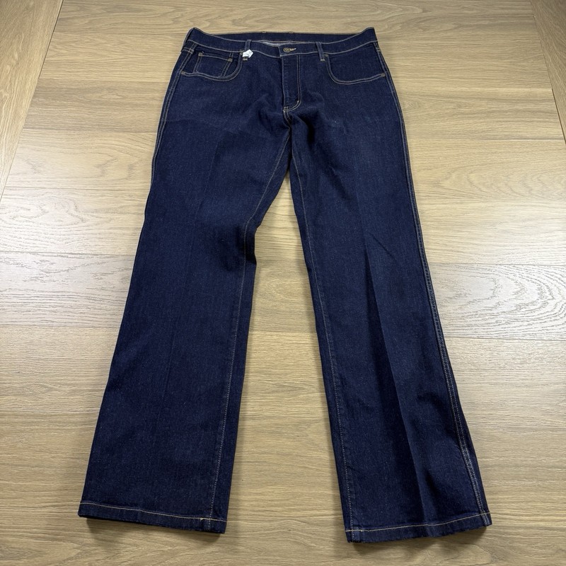 Schaefer Outfitter Jeans Men 36×32 Ranch Flex Boot Cut Dungare Blue Denim Cotton