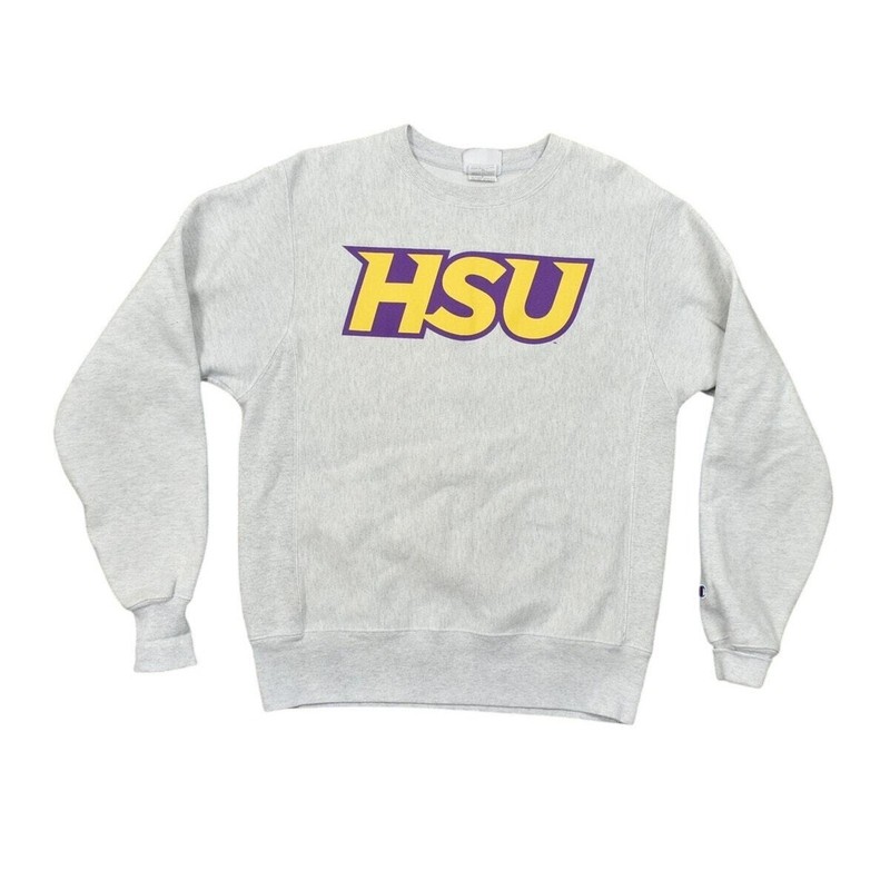 Champion Gray Pullover Sweatshirt Men’s Small Cotton Reverse Weave HSU