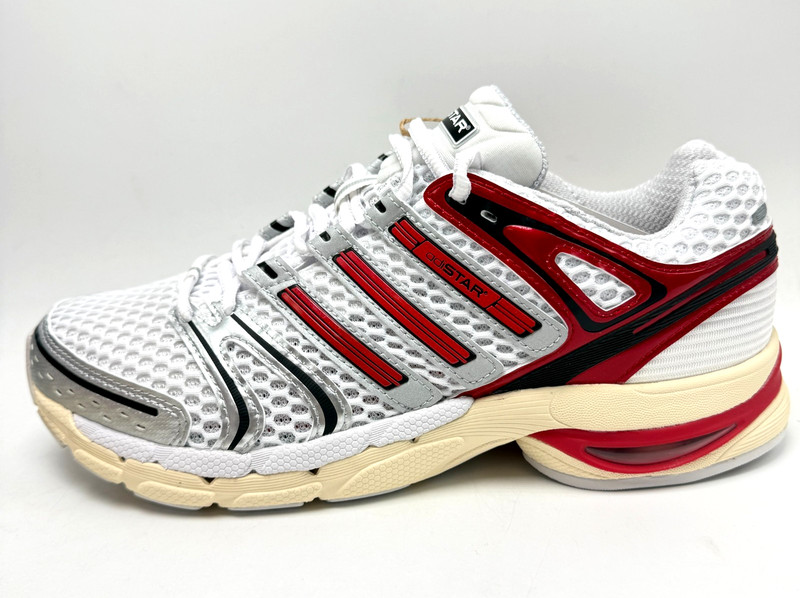 ADIDAS Adistar Control 5 White Better Scarlet Grey KI8600 Men's sz 8-11 gallery