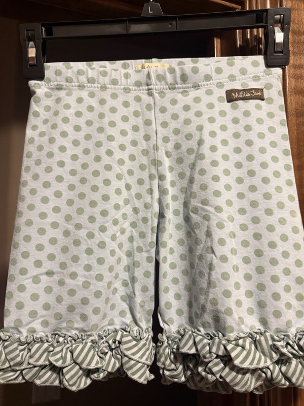 Matilda Jane Blue Shorties Size 14 Ruffle
