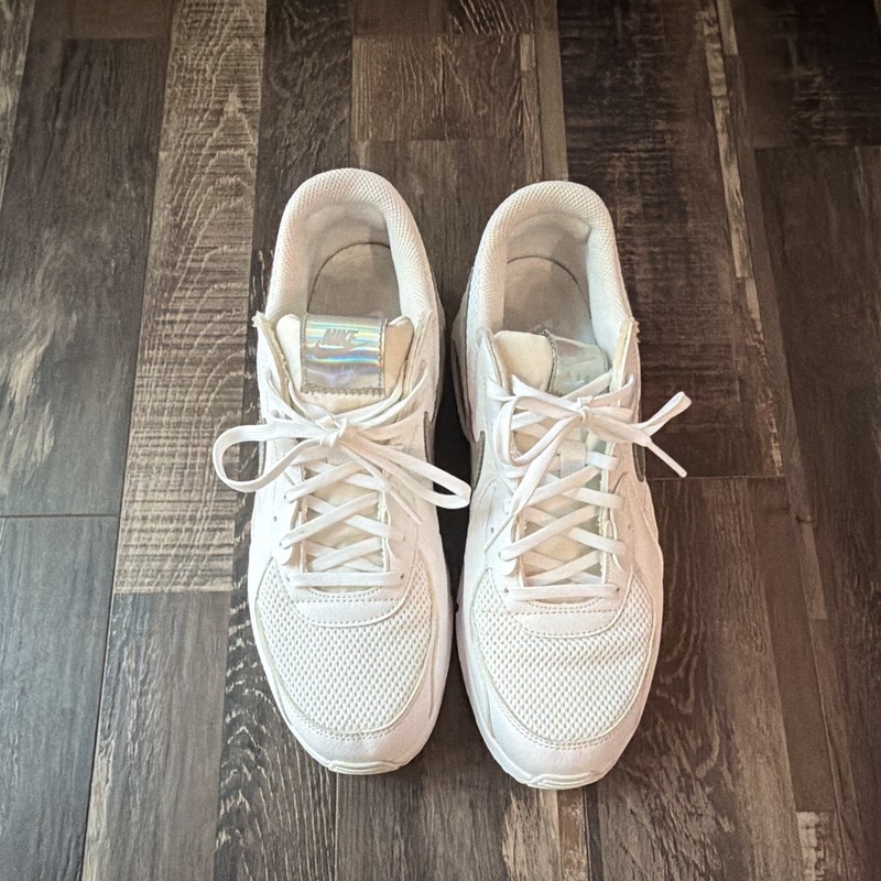 Nike Air Max Excee Men's White Low Top Lace-Up Mesh Sneakers CD4165-100 size 11 gallery