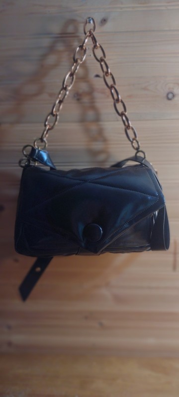 House Of Want / Black Puffer Purse, Crossbody Or Shoulder