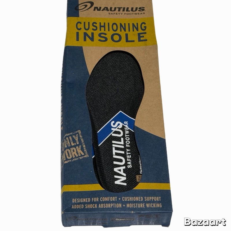 New Nautilus Safety Footwear Memory Foam Cushioning Insole Small Men 7-8/W 5-6