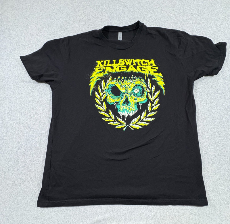 Killswitch Engage Concert Shirt Mens XXL Black 2021 Fall Tour Date Grunge Rock