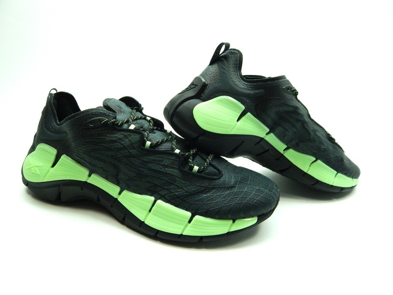 REEBOK ZIG KINETICA II G58281 BLACK NEON MINT MEN SHOES SIZE 13 gallery