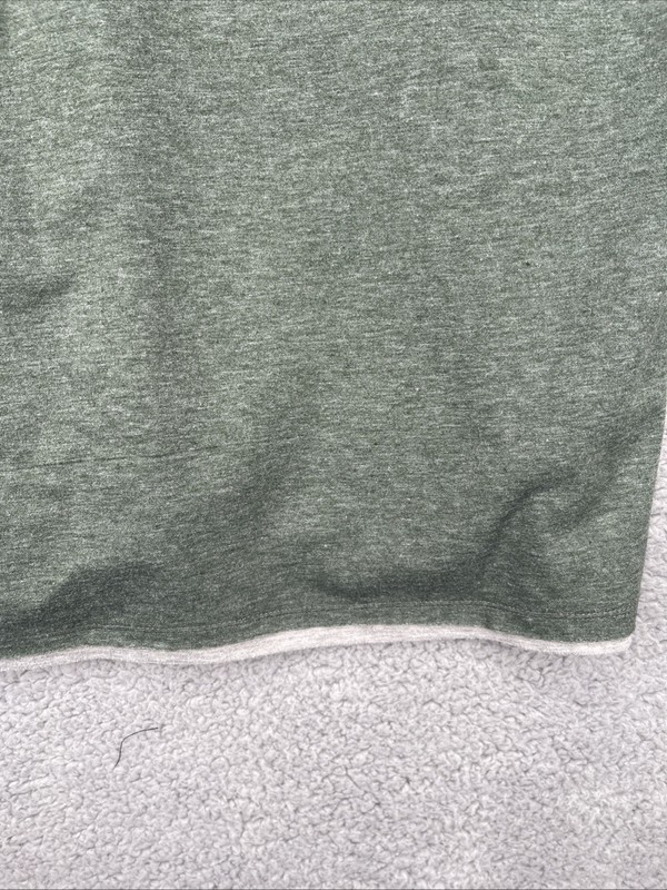 7D 7 Diamonds Mens Large Lt Green Heathered Gray Stripe Core Polo Shirt gallery