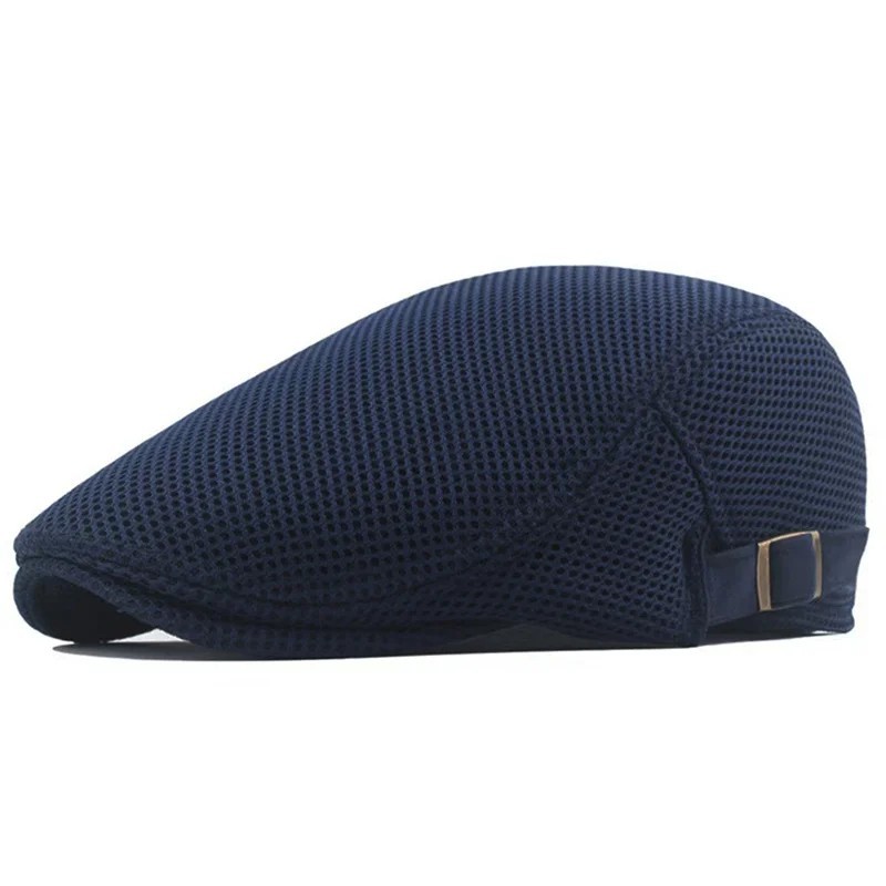 Duck Mesh Summer Gatsby Cap Mens Ivy Hat Golf Driving Sun Flat Cabbie Newsboy gallery