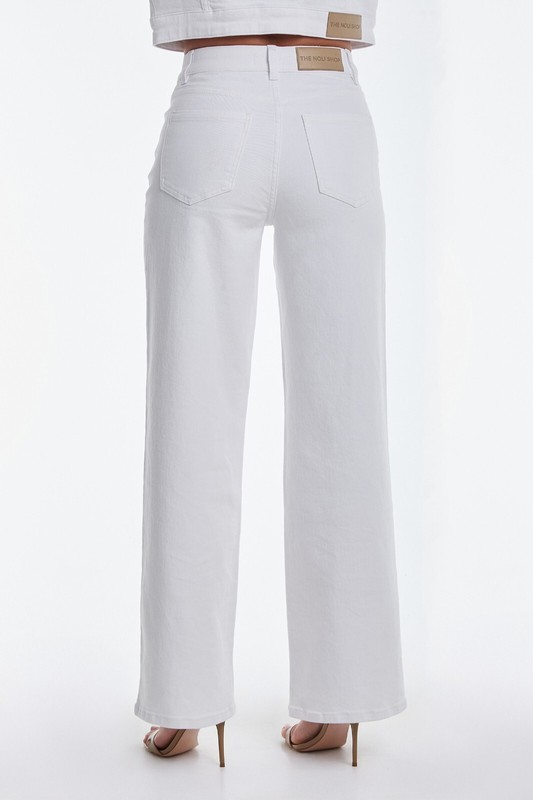 Kaia Pearl High Rise Jean White Classic THE NOLI SHOP gallery