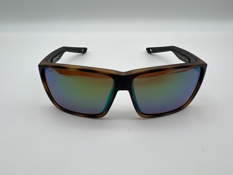 NEW Costa Del Mar RINCON II Polarized Sunglasses Matte Tortoise/Green Glass 580G